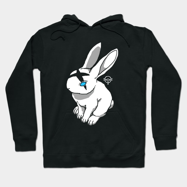 Rabbit mark Hoodie by Bi Bruce